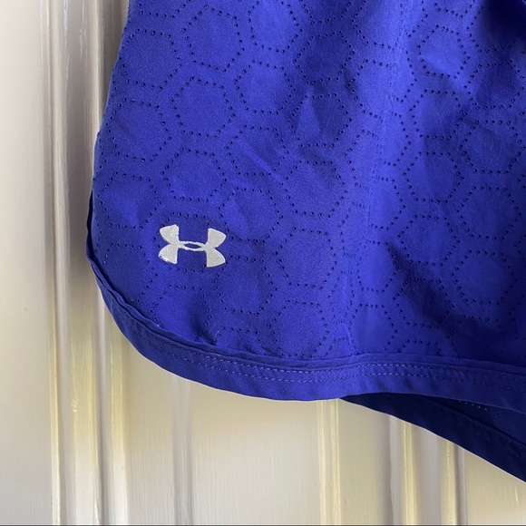 Under Armour Purple Running Shorts - Picture 2 of 8